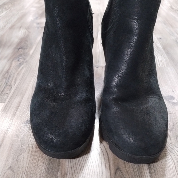 Sorel Joan Uptown Chelsea Waterproof Wedge Boots Size 6.5 - Picture 2 of 5